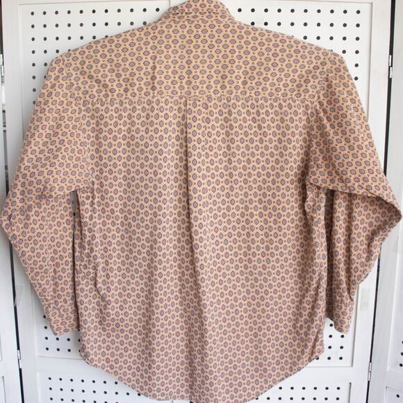 Vintage Chaps Ralph Lauren Sleeve Button Up Shirt Mens SIZE L - Picture 3 of 11